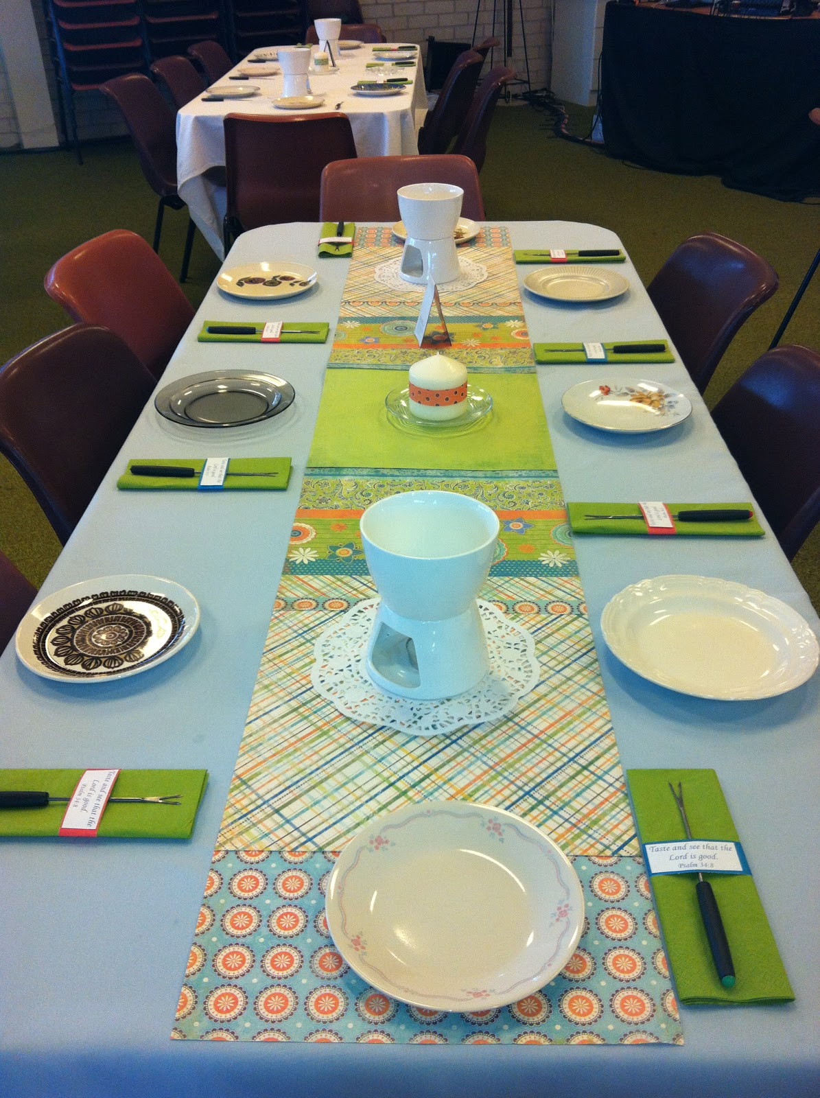 Three Between Toddler & Teen Simple Scrapbook Paper Table Decorations